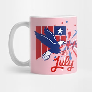 america 4th of july independence day Mug